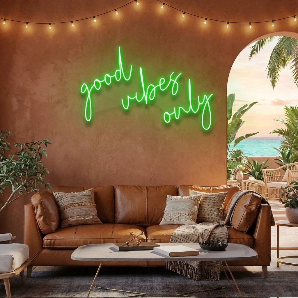 Good Vibes Only 2 Led Neon Sign Light