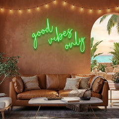 Good Vibes Only 2 Led Neon Sign Light