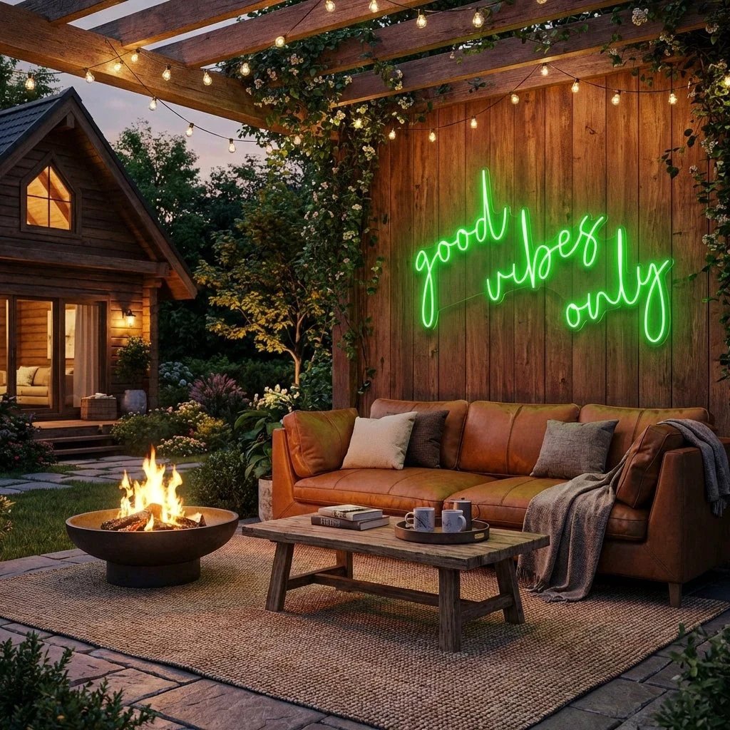 Good Vibes Only 2 Led Neon Sign Light