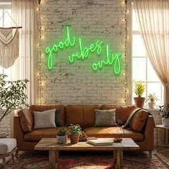 Good Vibes Only 2 Led Neon Sign Light