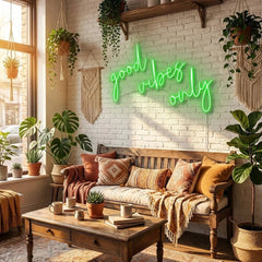 Good Vibes Only 2 Led Neon Sign Light