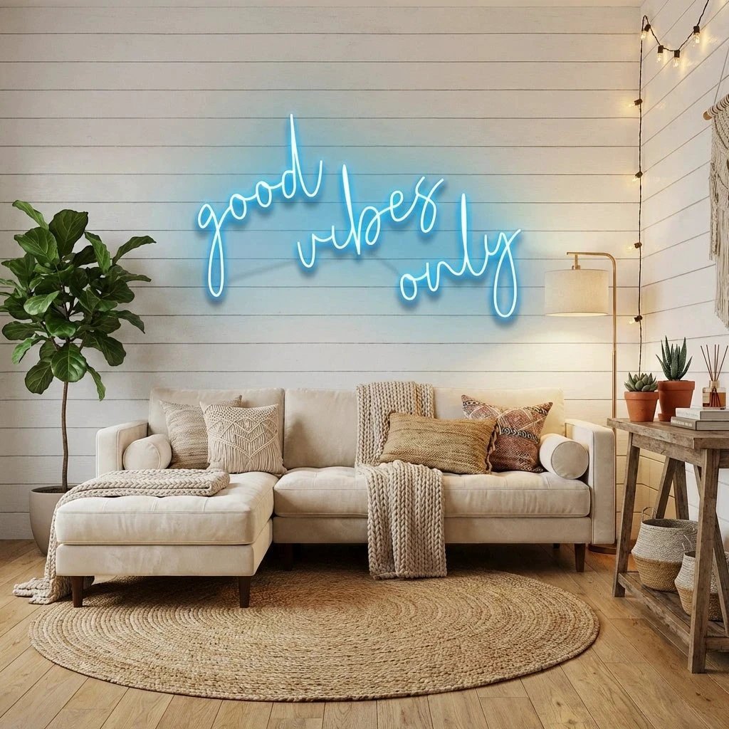 Good Vibes Only 2 Led Neon Sign Light