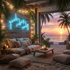 Good Vibes Only 2 Led Neon Sign Light