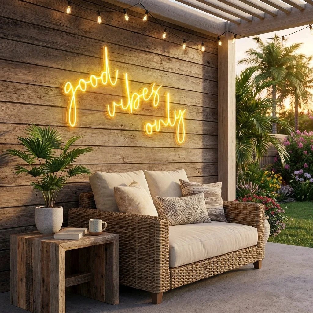 Good Vibes Only 2 Led Neon Sign Light