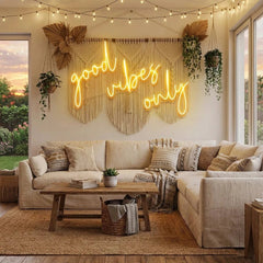 Good Vibes Only 2 Led Neon Sign Light