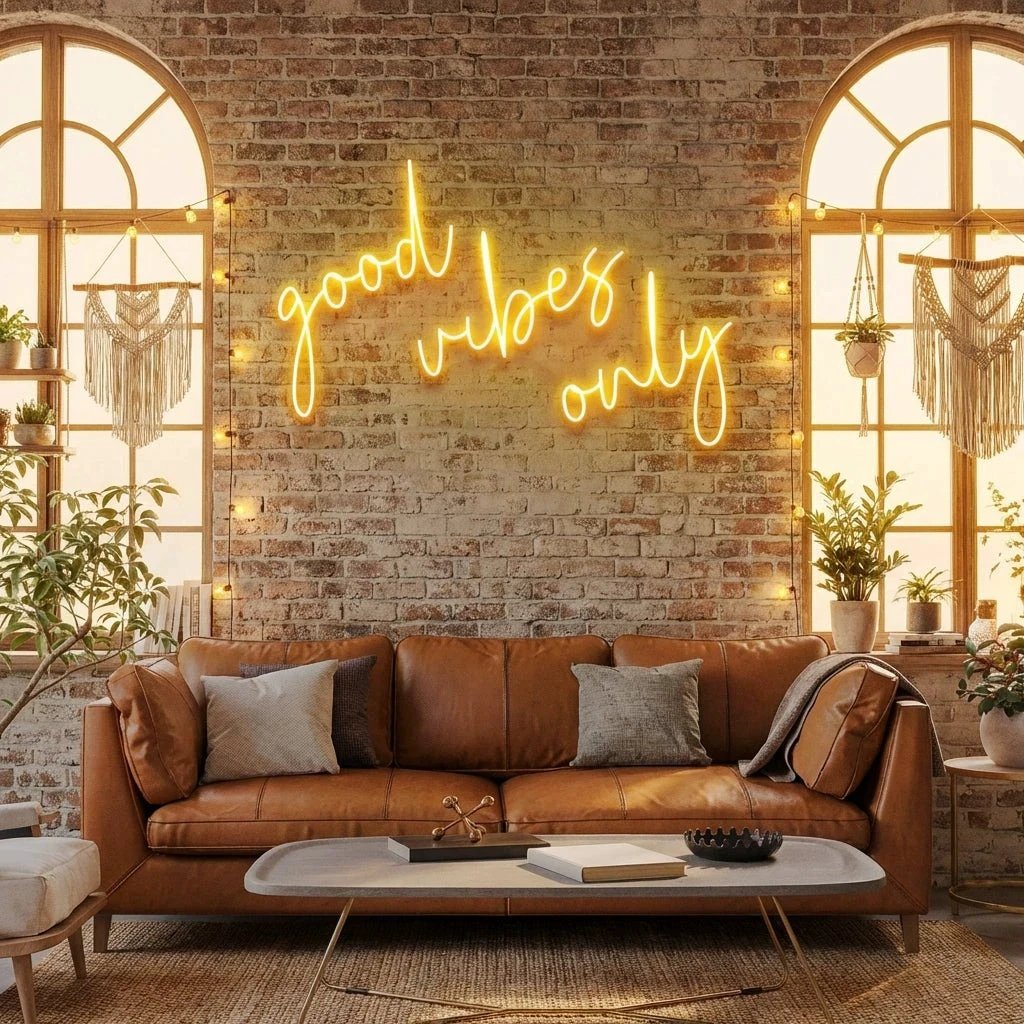 Good Vibes Only 2 Led Neon Sign Light