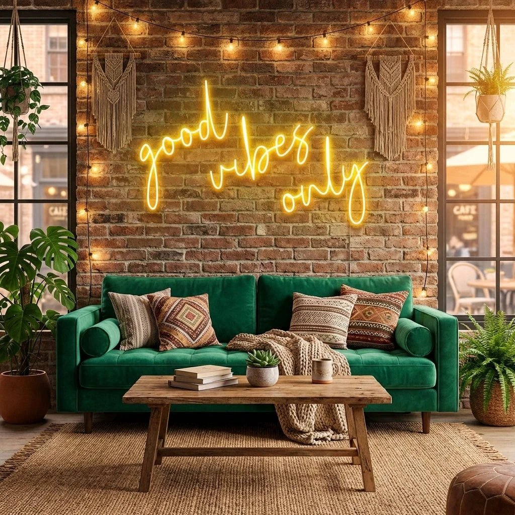 Good Vibes Only 2 Led Neon Sign Light