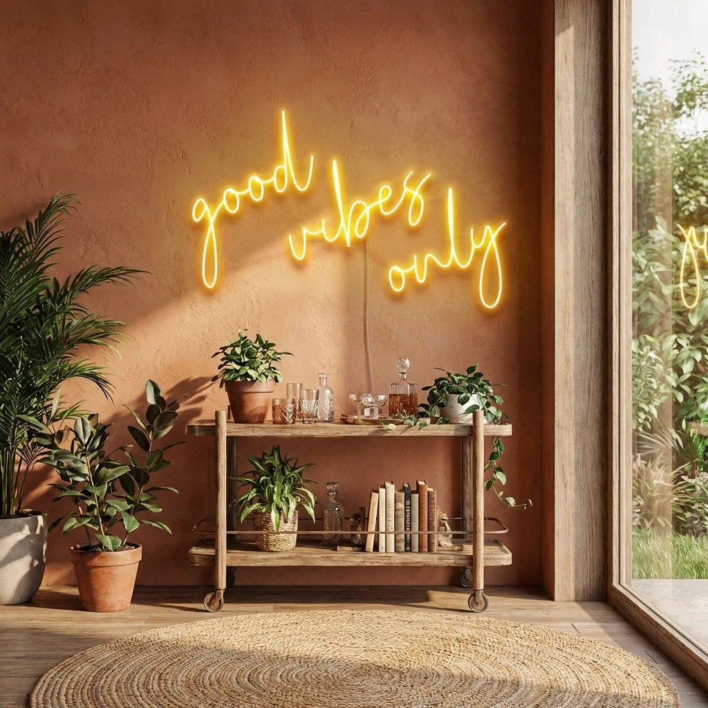 Good Vibes Only 2 Led Neon Sign Light