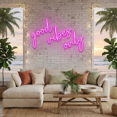 Good Vibes Only 2 Led Neon Sign Light
