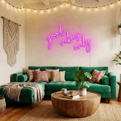 Good Vibes Only 2 Led Neon Sign Light