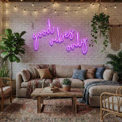 Good Vibes Only 2 Led Neon Sign Light