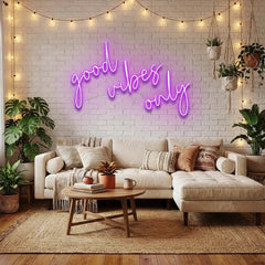 Good Vibes Only 2 Led Neon Sign Light