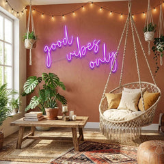 Good Vibes Only 2 Led Neon Sign Light