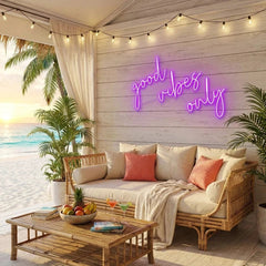 Good Vibes Only 2 Led Neon Sign Light