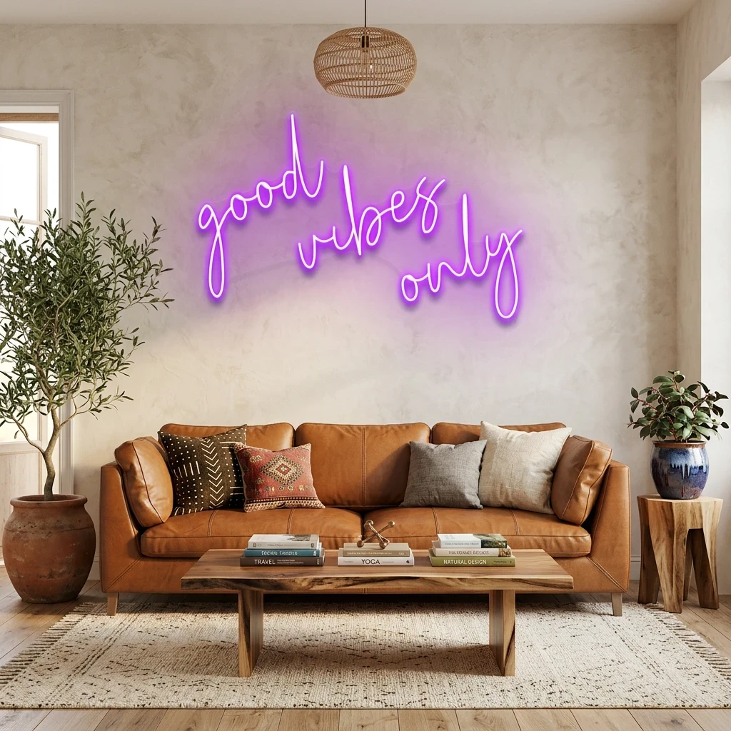 Good Vibes Only 2 Led Neon Sign Light