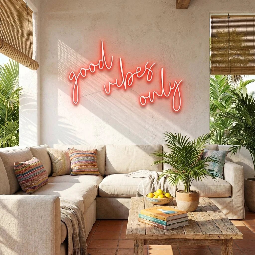 Good Vibes Only 2 Led Neon Sign Light