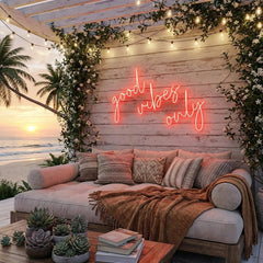 Good Vibes Only 2 Led Neon Sign Light