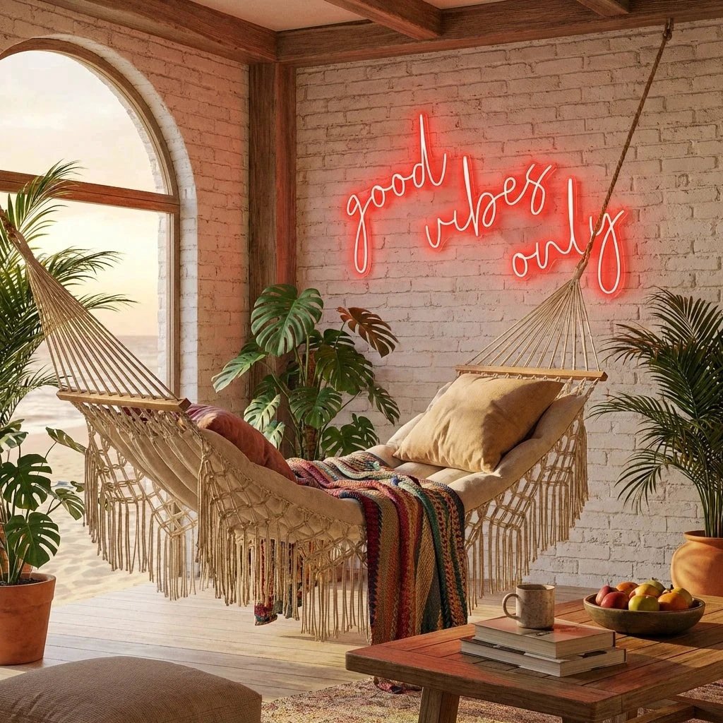 Good Vibes Only 2 Led Neon Sign Light