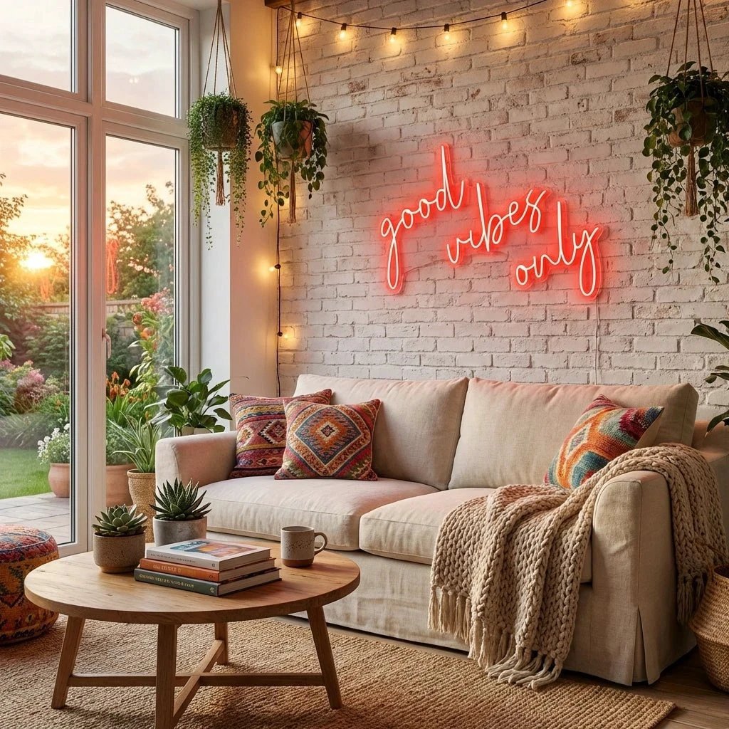 Good Vibes Only 2 Led Neon Sign Light