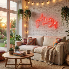 Good Vibes Only 2 Led Neon Sign Light