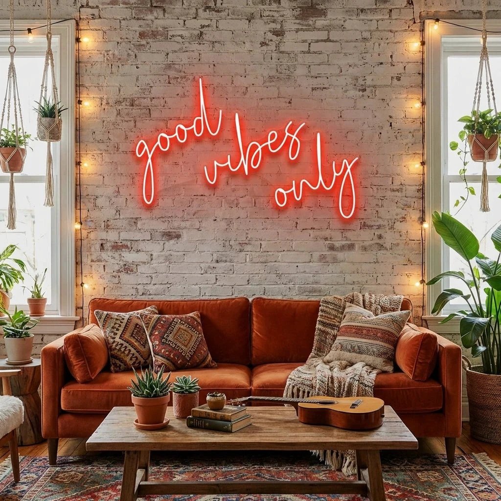 Good Vibes Only 2 Led Neon Sign Light