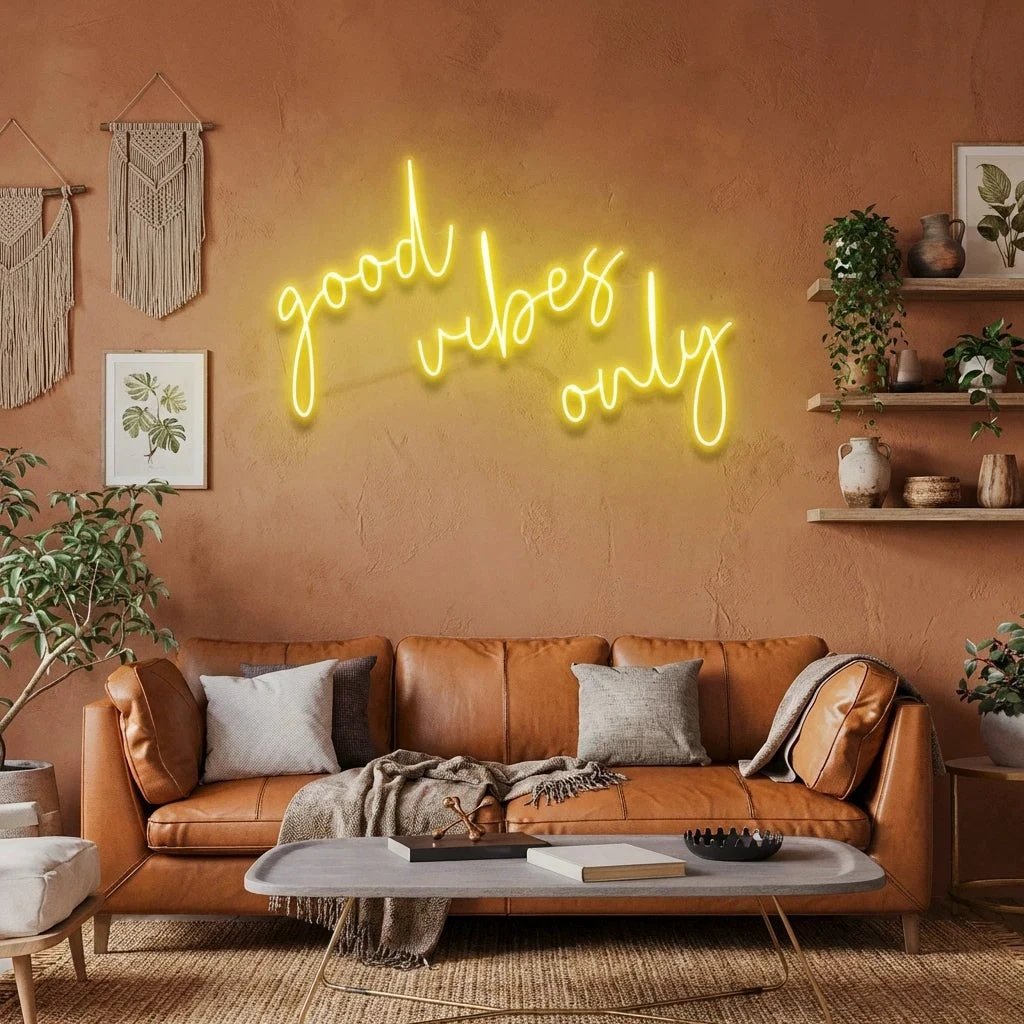 Good Vibes Only 2 Led Neon Sign Light