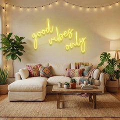 Good Vibes Only 2 Led Neon Sign Light