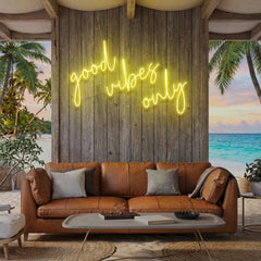 Good Vibes Only 2 Led Neon Sign Light