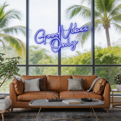 Good Vibes Only LED Neon Sign Light
