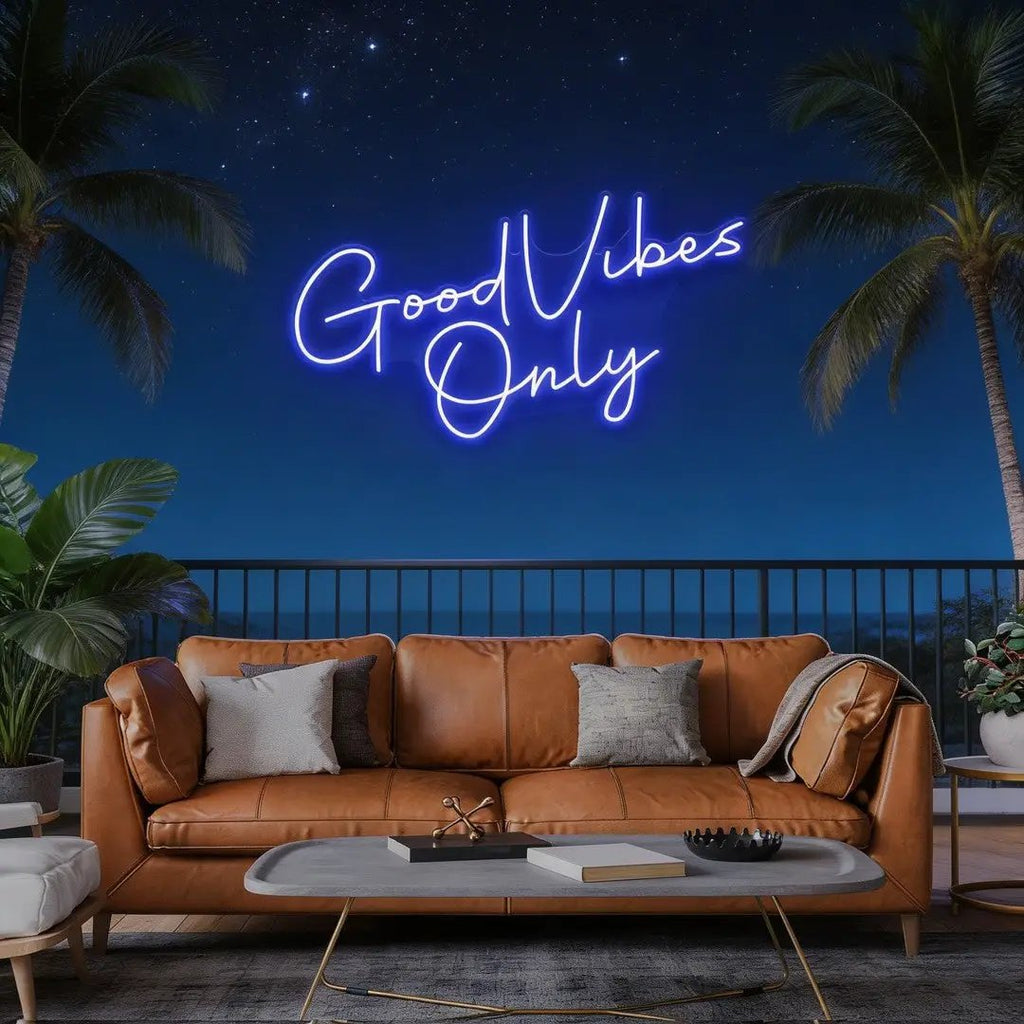 Good Vibes Only LED Neon Sign Light