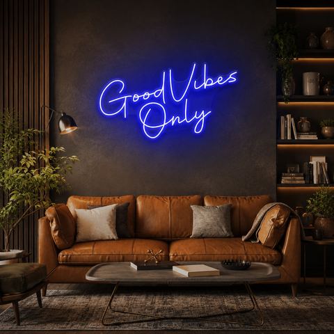 Good Vibes Only LED Neon Sign Light