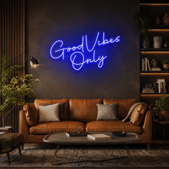 Good Vibes Only LED Neon Sign Light