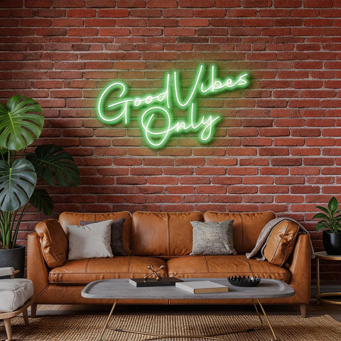 Good Vibes Only LED Neon Sign Light