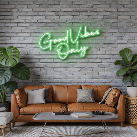 Good Vibes Only LED Neon Sign Light