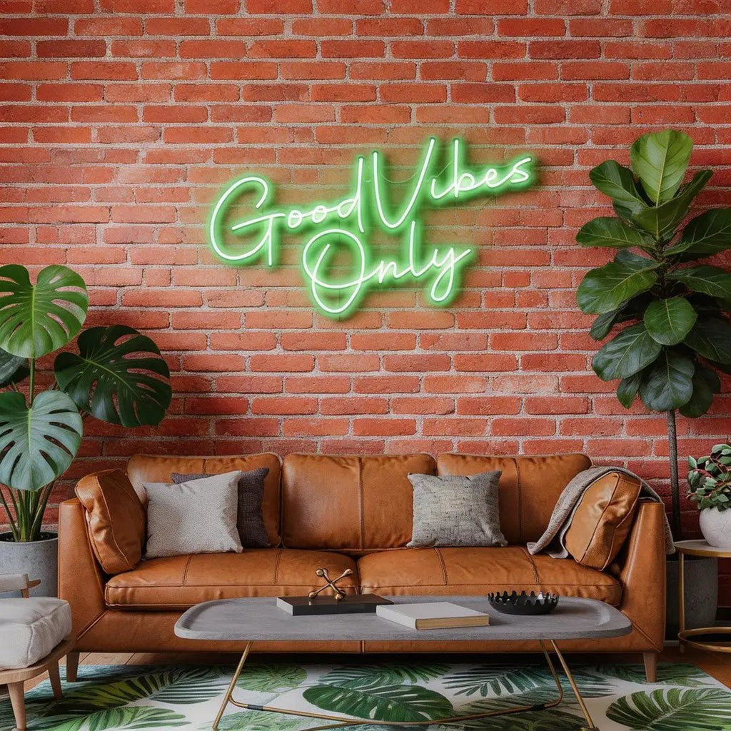 Good Vibes Only LED Neon Sign Light