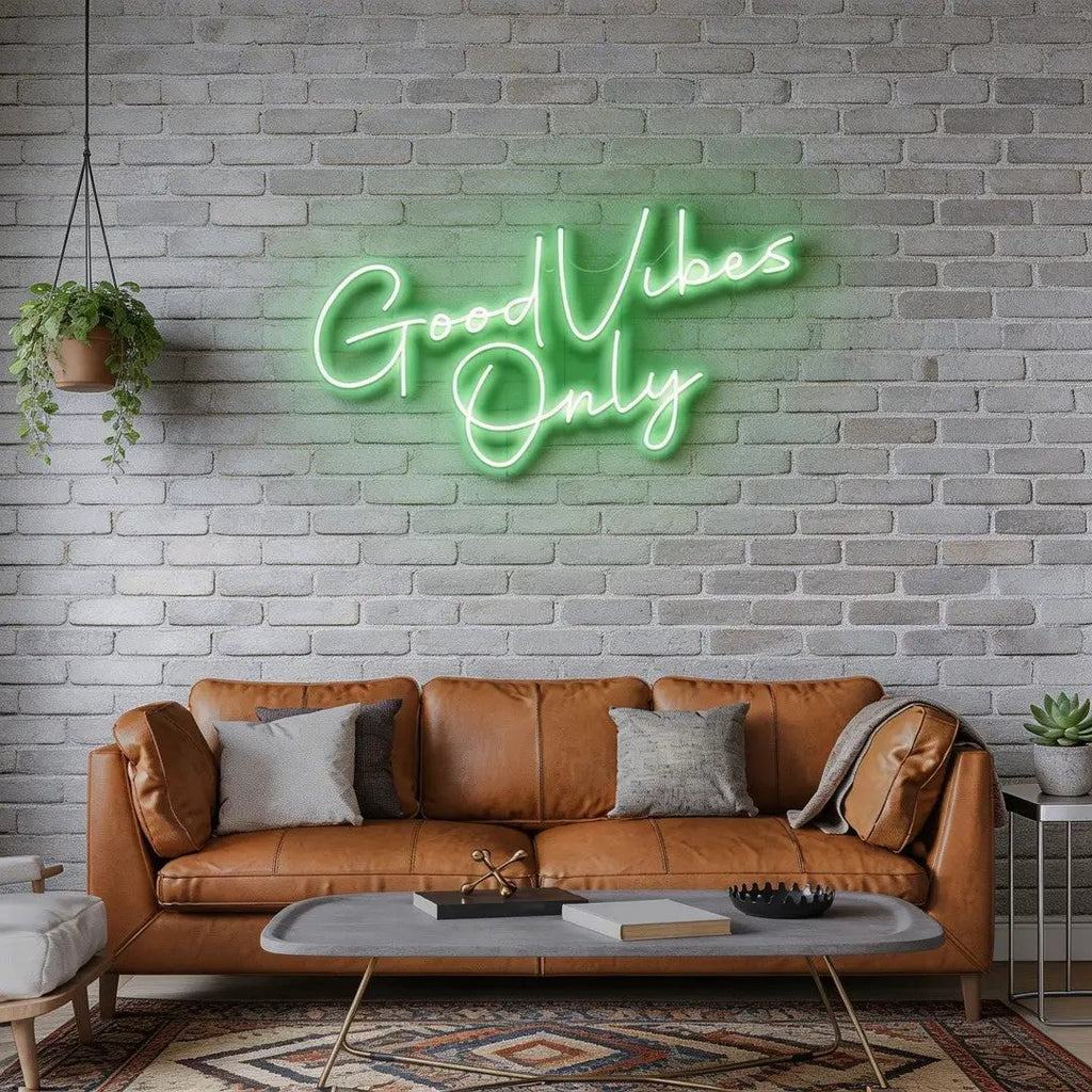 Good Vibes Only LED Neon Sign Light