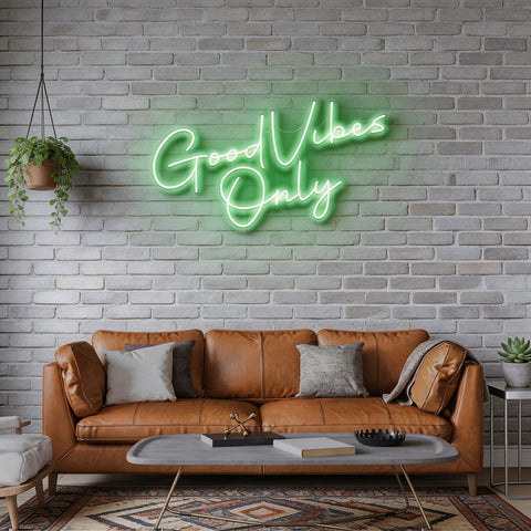 Good Vibes Only LED Neon Sign Light