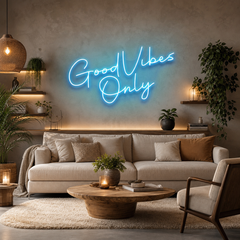 Good Vibes Only LED Neon Sign Light