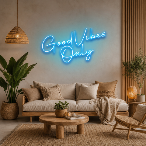 Good Vibes Only LED Neon Sign Light