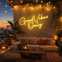 Good Vibes Only LED Neon Sign Light