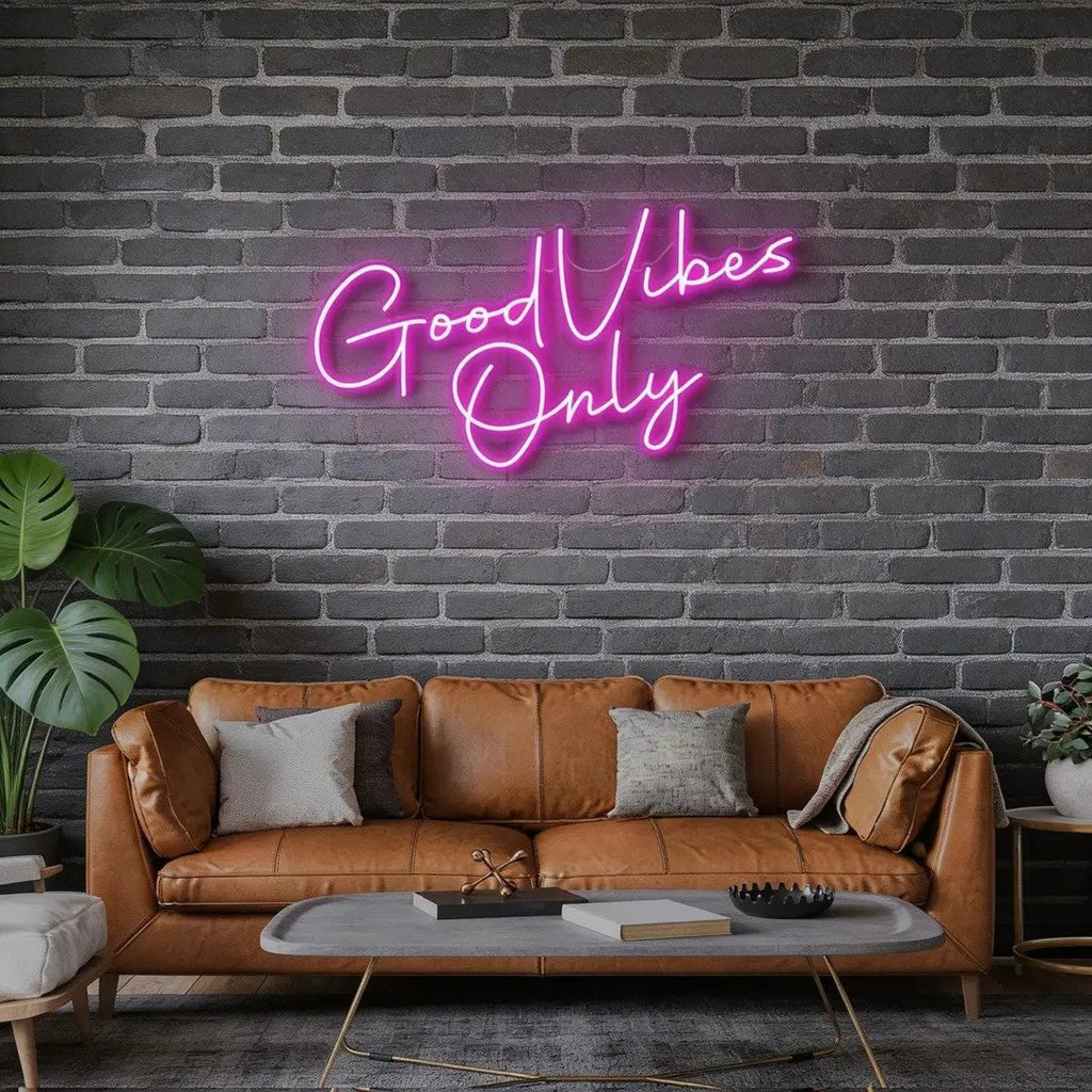 Good Vibes Only LED Neon Sign Light