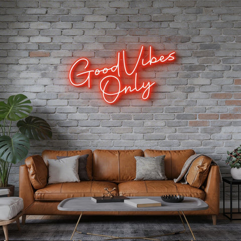 Good Vibes Only LED Neon Sign Light