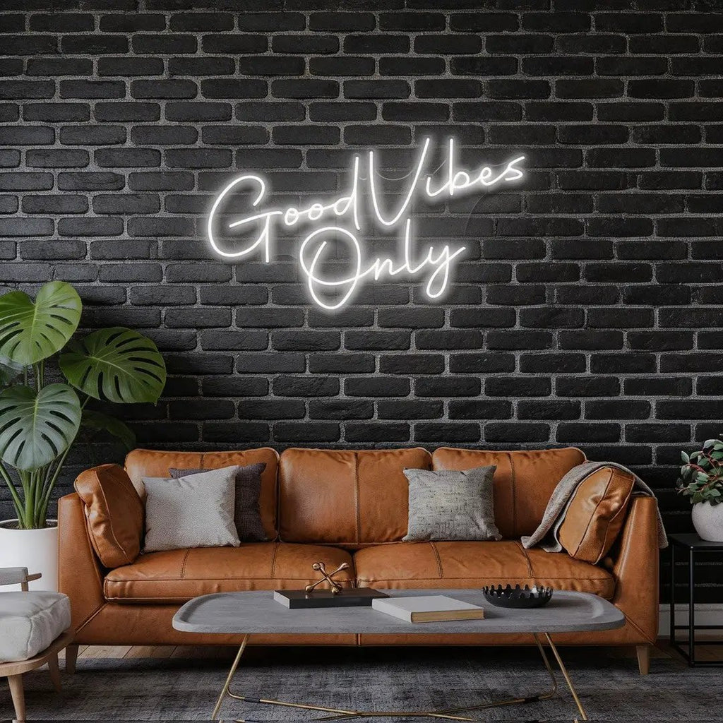 Good Vibes Only LED Neon Sign Light