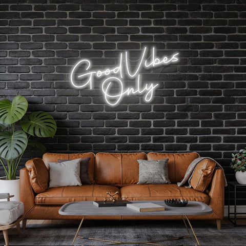 Good Vibes Only LED Neon Sign Light