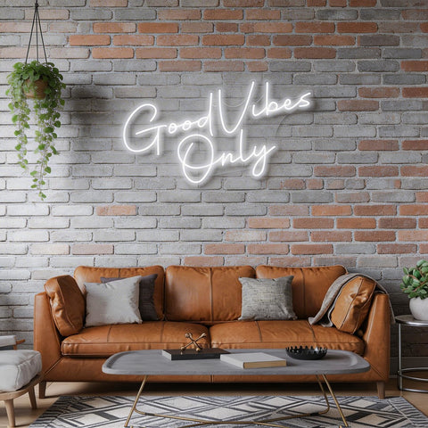 Good Vibes Only LED Neon Sign Light
