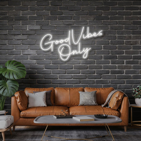 Good Vibes Only LED Neon Sign Light