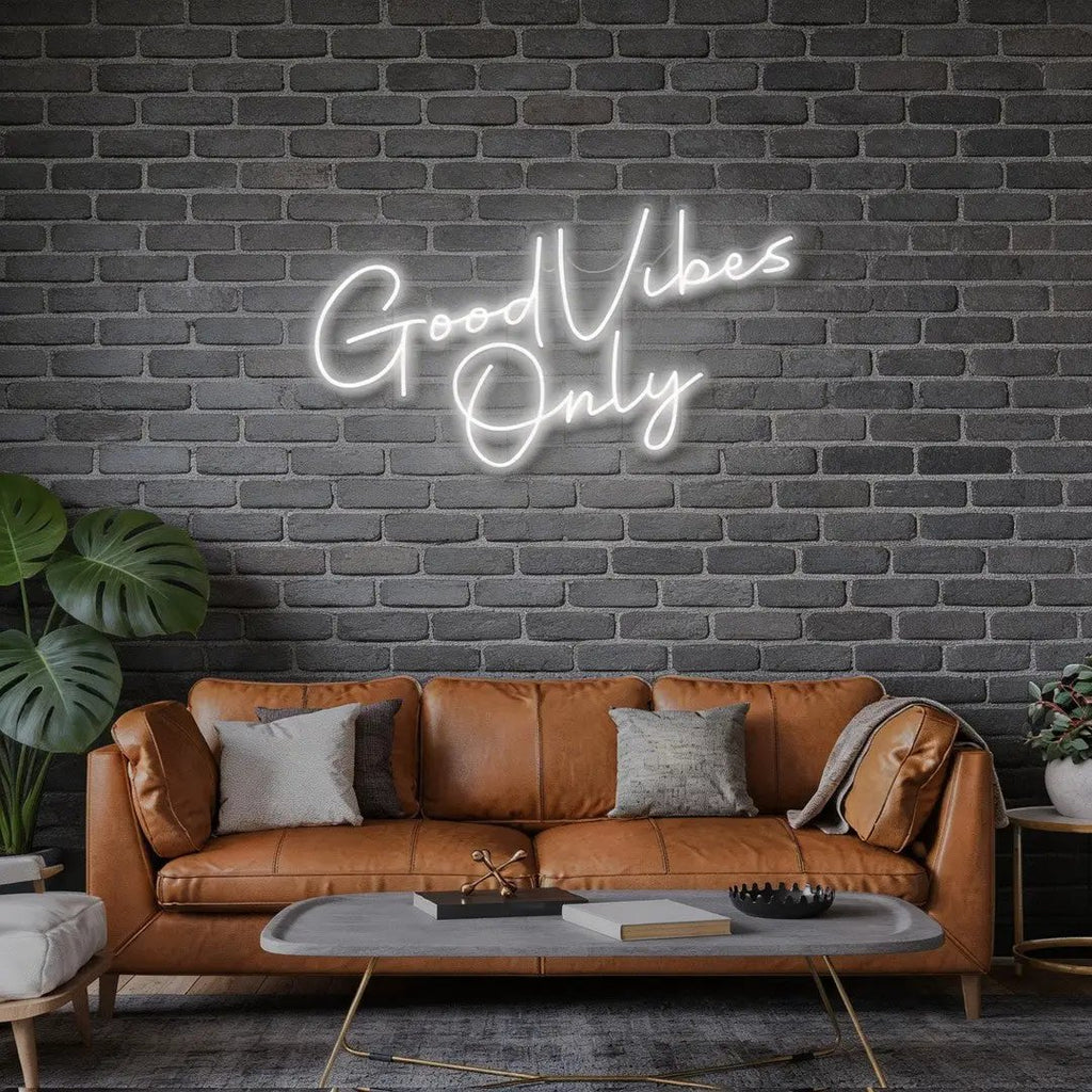 Good Vibes Only LED Neon Sign Light