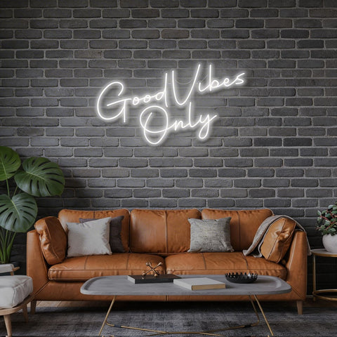 Good Vibes Only LED Neon Sign Light