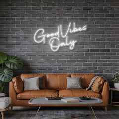 Good Vibes Only LED Neon Sign Light