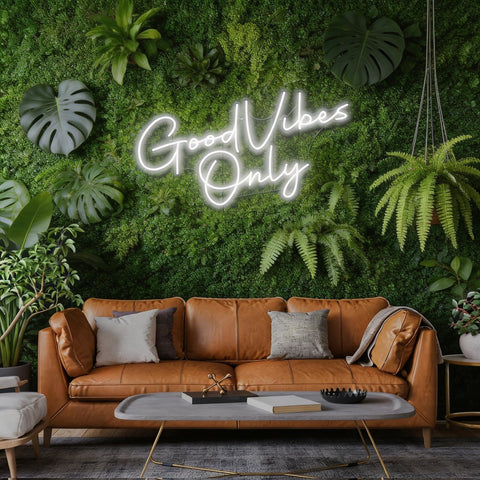 Good Vibes Only LED Neon Sign Light
